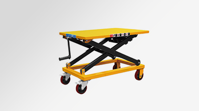 冠航牌手搖式移動(dòng)絲桿平臺(tái)車(chē)